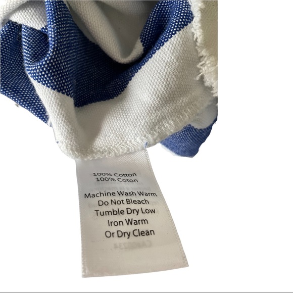 LA VI LYDIA 100% Anthropologie Cotton stripe mini dress sz S - Picture 7 of 8